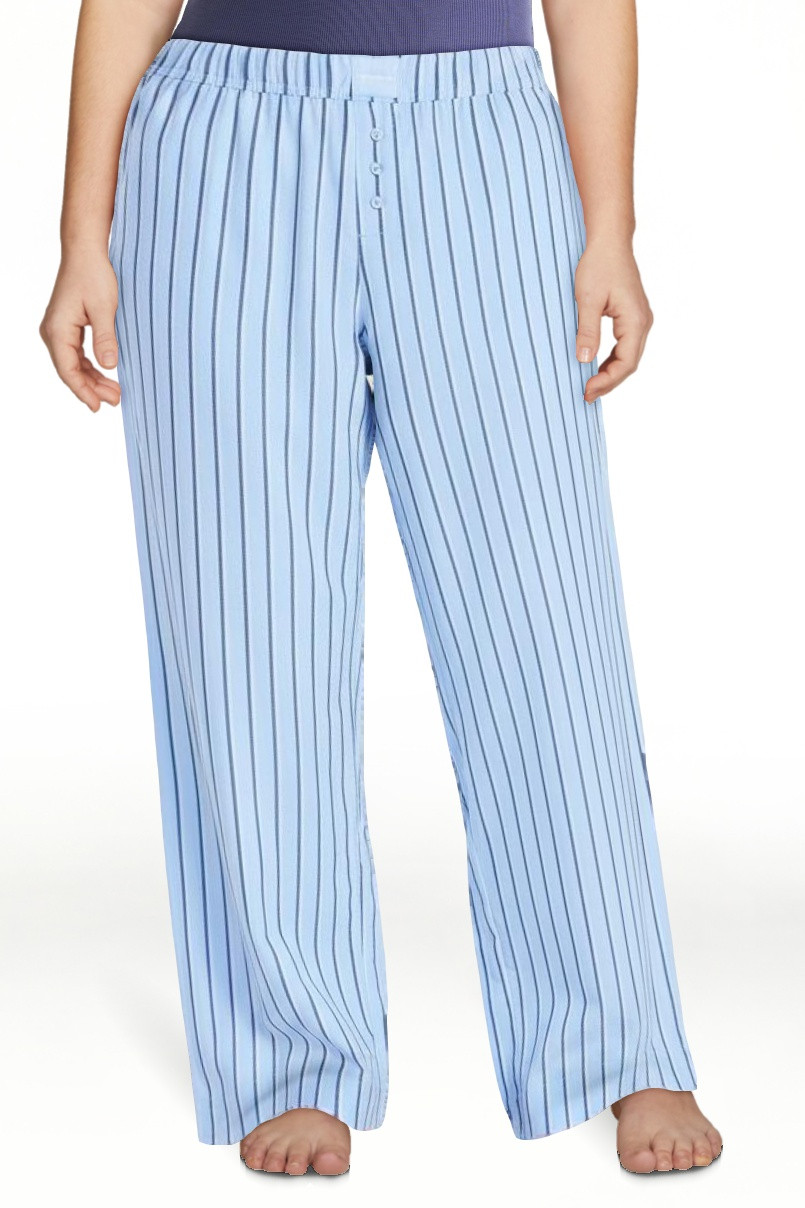 Joyspun Women's Poplin Sleep Pants, 30'' Inseam, Sizes XS-3X | Walmart (US)