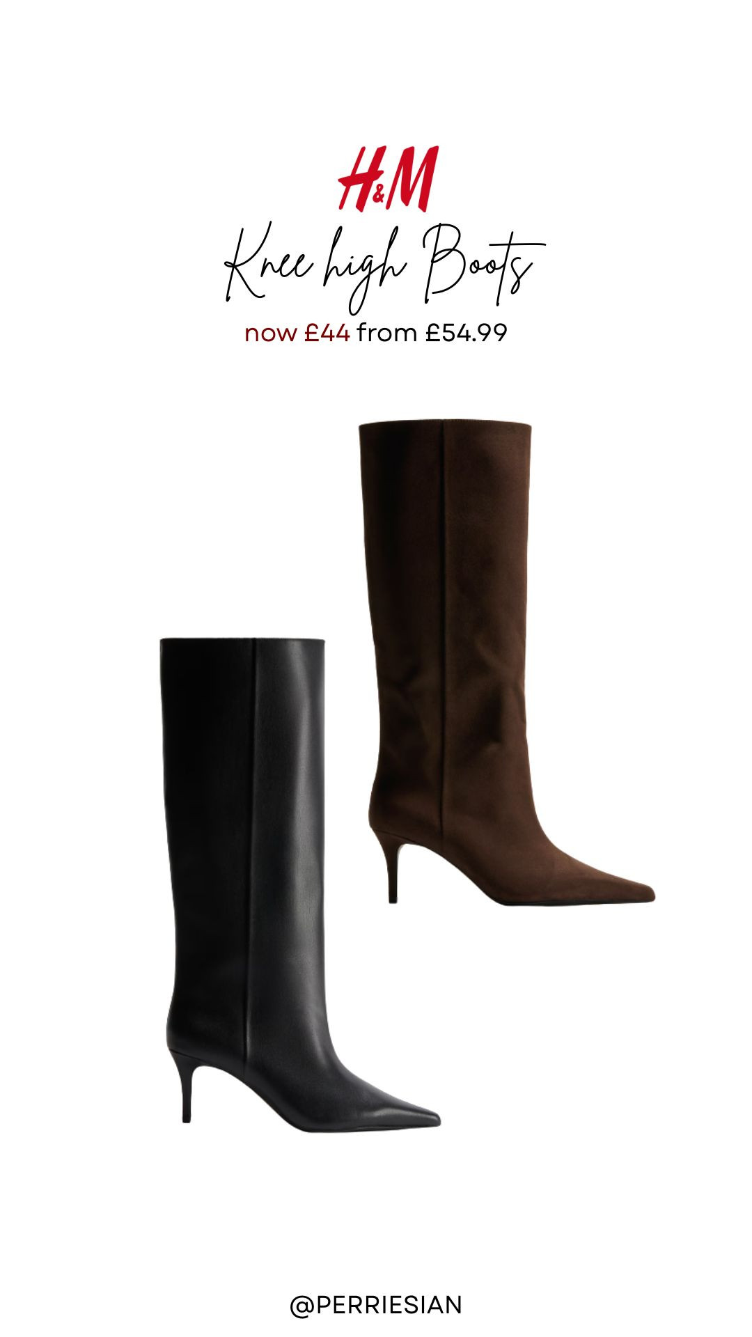 20% off H&M Knee High Boots in Black and Brown Suede on Black Friday Members Day Sale! 

Winter Fashion, Winter Style, Winter Outfit, Knee High Boots, Winter Staple, Black Boots, Brown Boots 

 

#LTKCyberWeek #LTKuk #LTKwinter