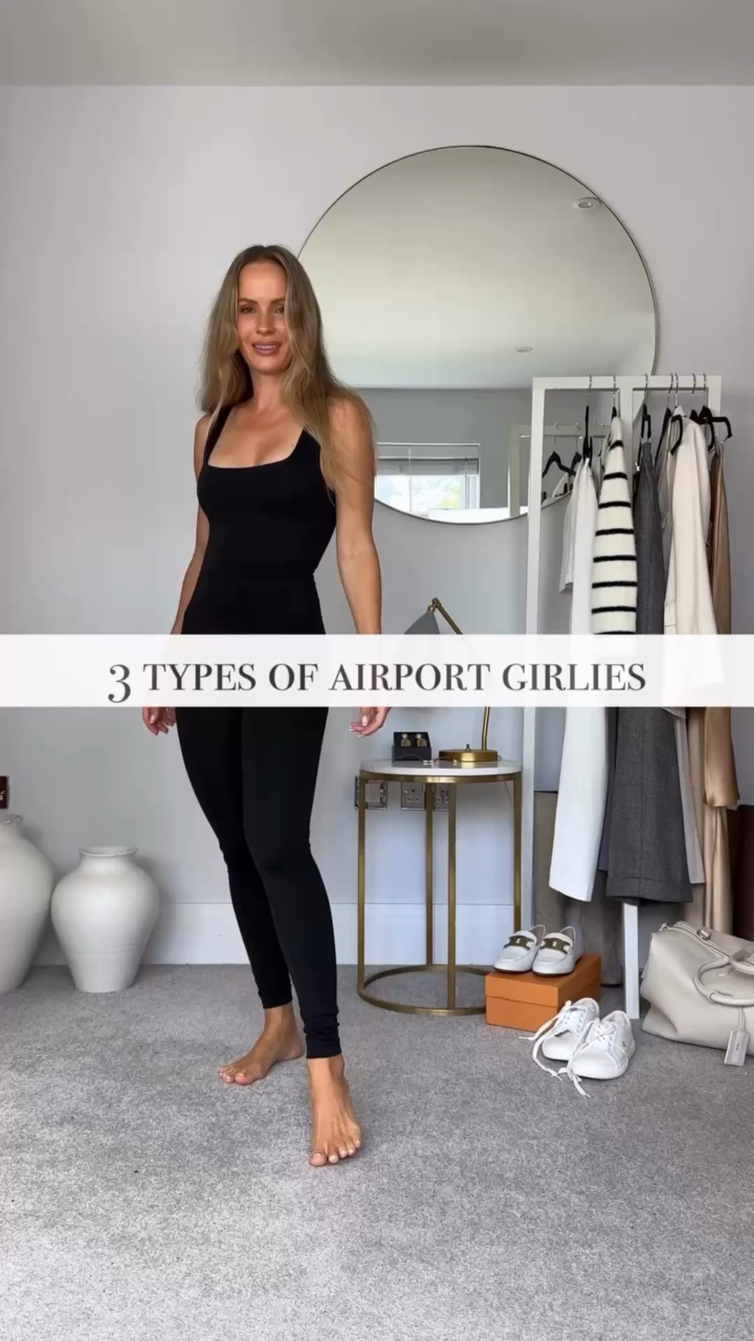 The eternal question - what to wear to the airport? ✈️ 

Are you more of a 1, 2 or 3? 

It’s definitely a head scratcher. 

You want to be comfortable, but still look smart. Dressed for the weather going to the airport, the plane and the climate at the destination… Not too hot, cold, casual or uncomfortable.

My go-to is always layers. So I can pop them on and off as needed. And I always have a scarf and some woolly socks in my carryon luggage.

I want soft, non-creasing items that are comfortable to sit in for a long time. But they still need to look nice and put together. I’m definitely not a trackie bottom kind of person. 

What do you wear when you fly? 

🤍You can find the items I’m wearing in my link in bio, or just comment “link” and I will DM the links to you 🤍

If you feel overwhelmed by your wardrobe and want clarity on your personal style, do the 7 Day Wardrobe Reset - I will show you step by step how to clear out, help you understand what you actually like, identify what’s missing, and figure out what to buy next. 

Just comment “reset” and use the code “FIRST40” for 40% off.

#tessmontgomery #airportoutfit #airportlook #airportfashion #traveloutfit