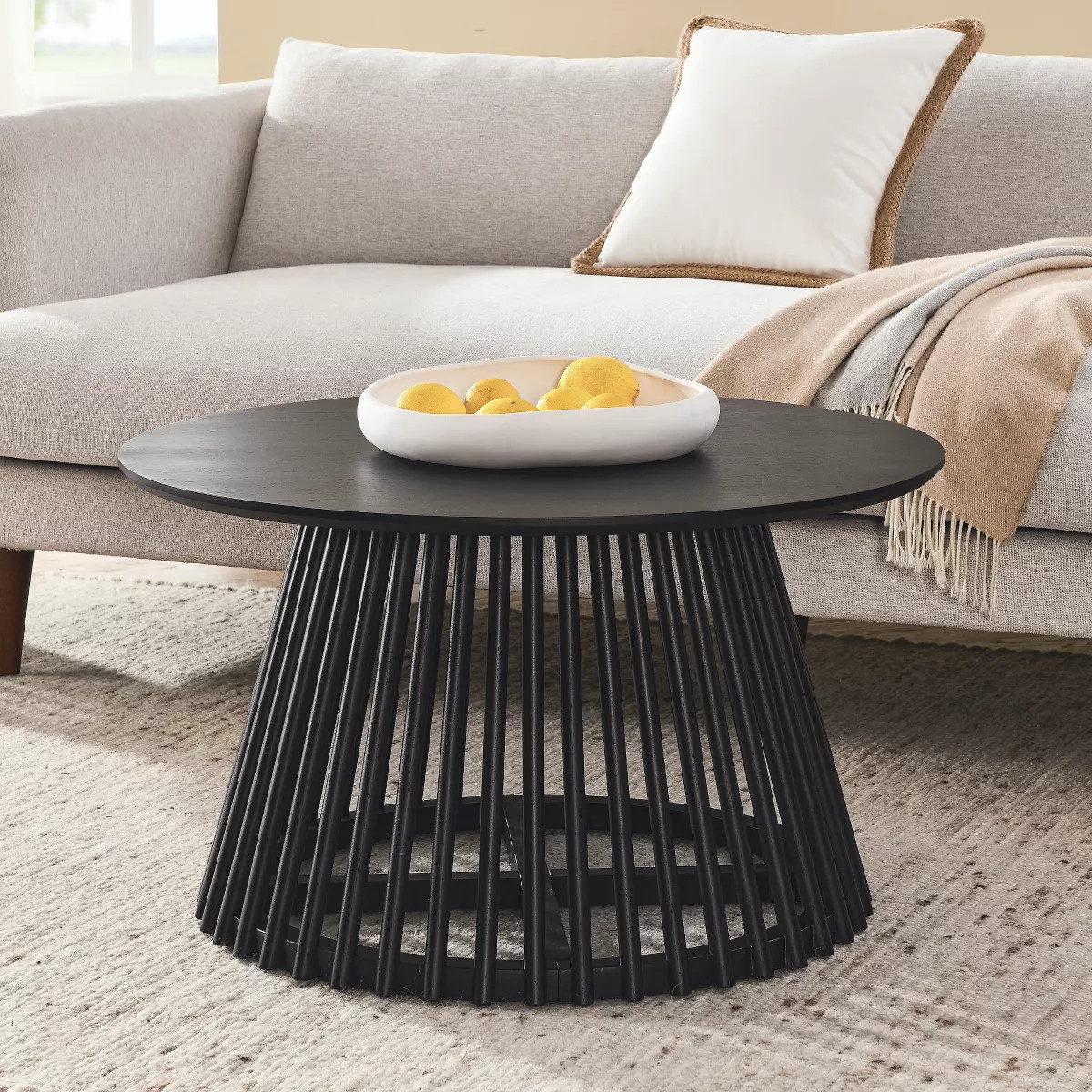 AndMakers 1 31.5 in. Round Wood Coffee Table | Target