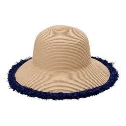Women's San Diego Hat Company Paperbraid Wide Brim Hat PBM1042 Navy | Bed Bath & Beyond