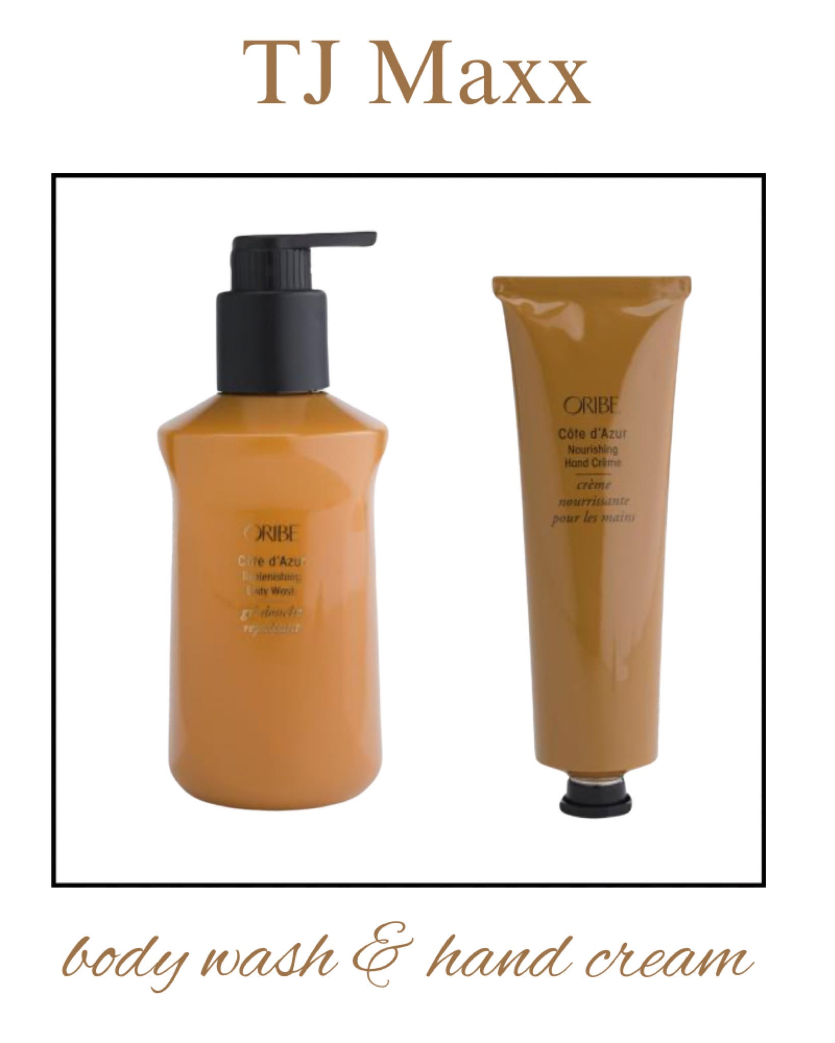 Oribe body wash and hand cream on sale at TJ Maxx, gift idea, bathroom, beauty, luxury m.

#LTKselfcare #LTKOver40 #LTKSaleAlert