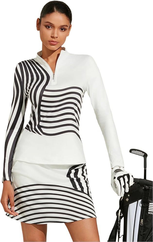 Golf Shirts for Woman UPF 50+ Sun Protection Quick Dry Lightweight Long Sleeve Polo Shirts for Wo... | Amazon (US)