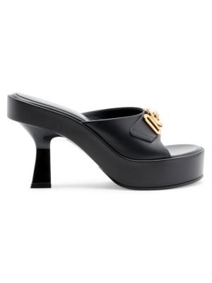 Versace Medusa Platform Heel Mules on SALE | Saks OFF 5TH | Saks Fifth Avenue OFF 5TH