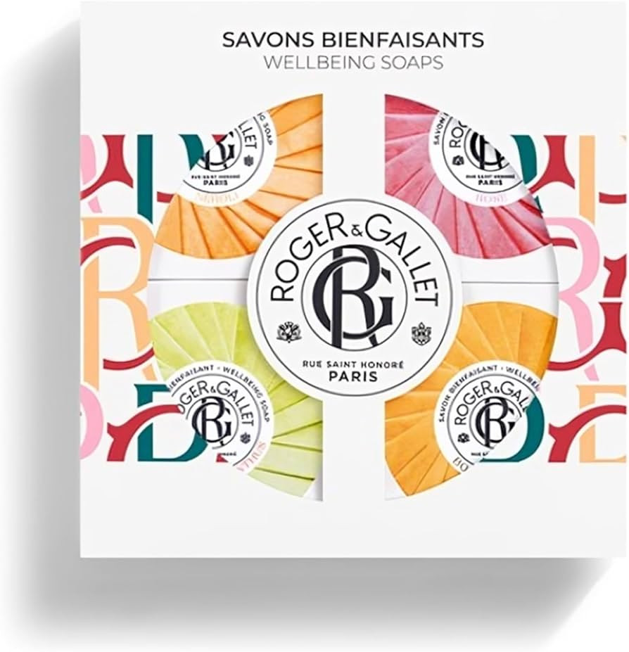 ROGER & GALLET | The Classics Wellbeing Mini Soaps Gift Set | Assorted Perfumed Soaps: Osmanthus ... | Amazon (US)