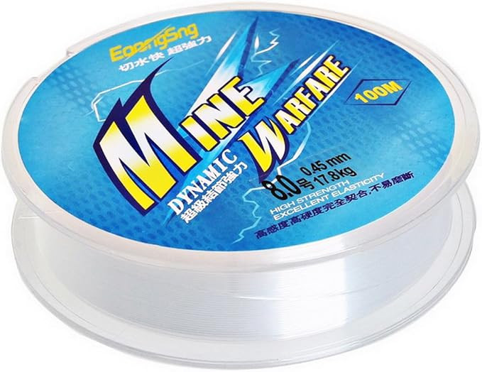 Amazon.com : Clear Fishing Line, 110Yards/100M Nylon Monofilament Fishing Wire Strong Fly Line Ba... | Amazon (US)