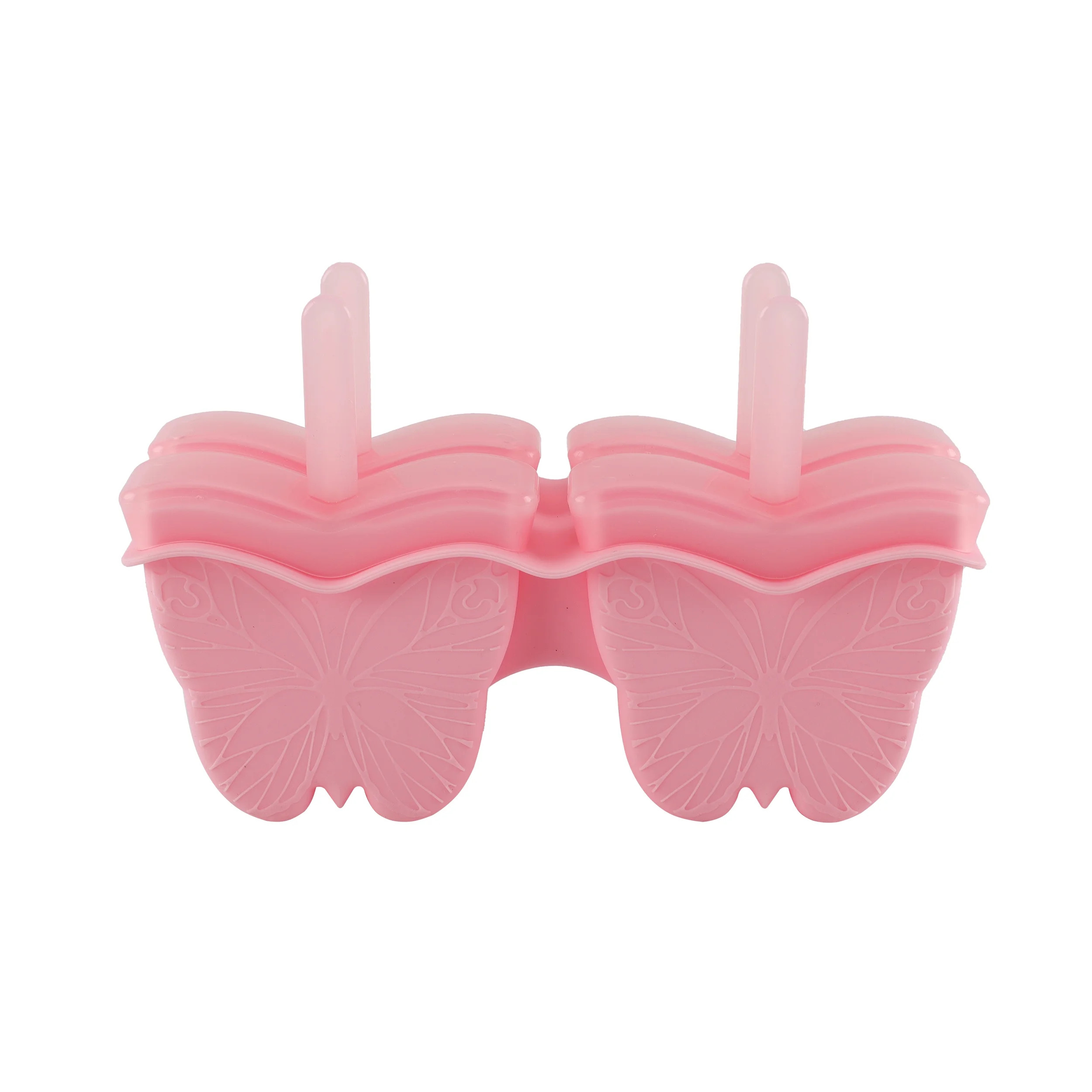 Butterfly Silicone Ice Pop Molds - Reusable & Dishwasher Safe, Pink | Walmart (US)