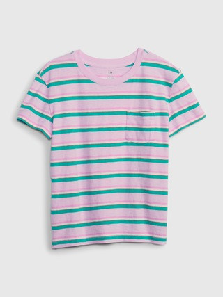 Kids 100% Organic Cotton Boxy Pocket T-Shirt | Gap (US)