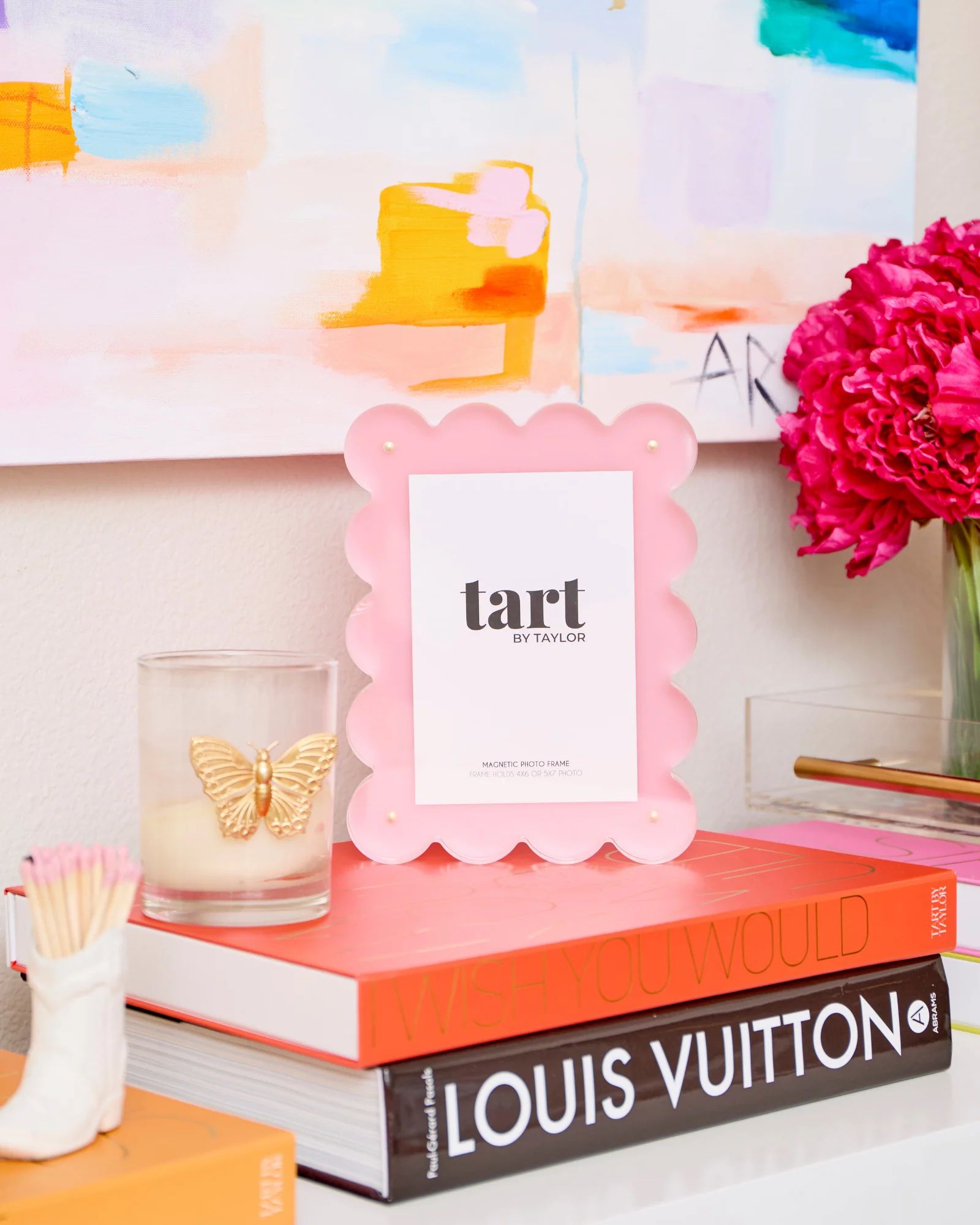 Light Pink Acrylic Picture Frame | Tart By Taylor