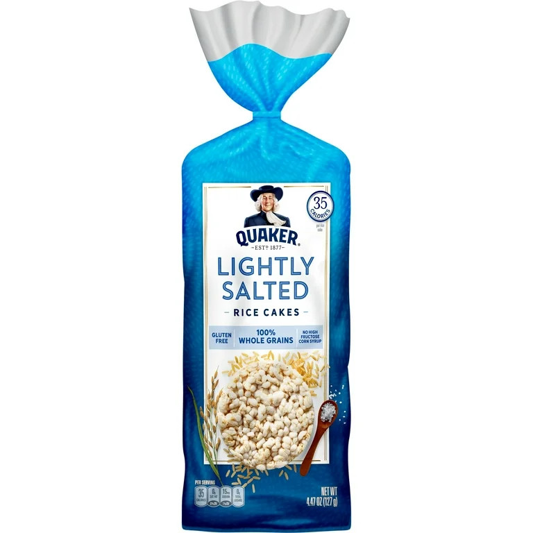 Quaker Rice Cakes, Lightly Salted, 4.47 Oz | Walmart (US)
