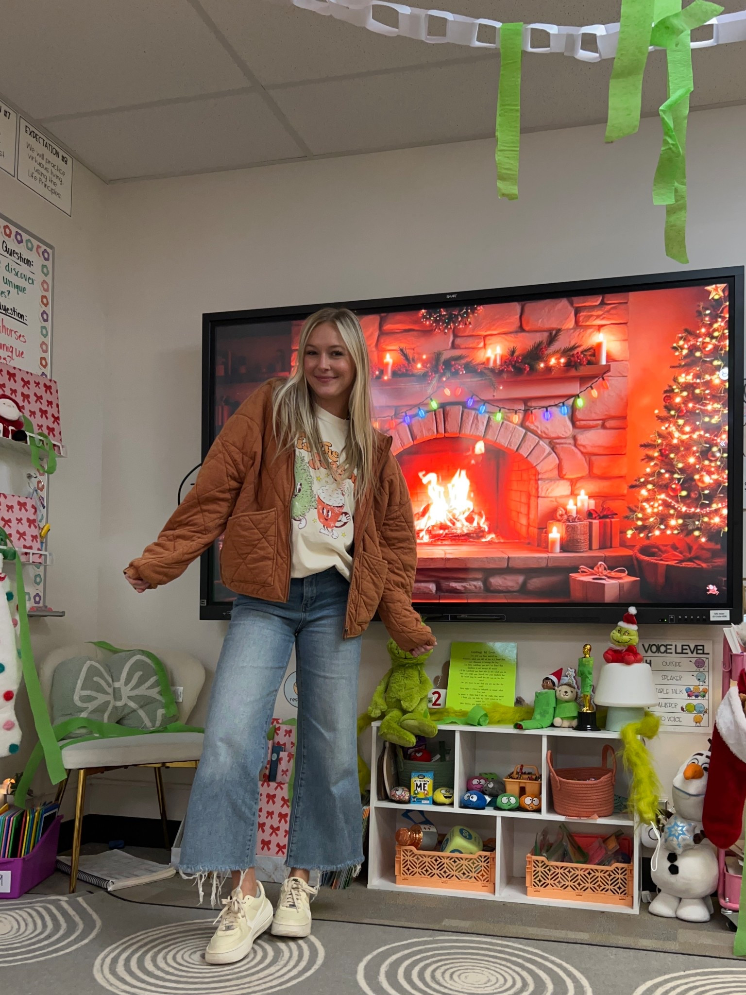 Day 4 of 15 holiday teacher outfits!  (Can’t link much… only a similar shirt!)

#LTKHoliday