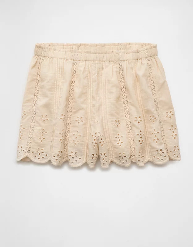 AE High-Waisted Eyelet Short | American Eagle Outfitters (US & CA)