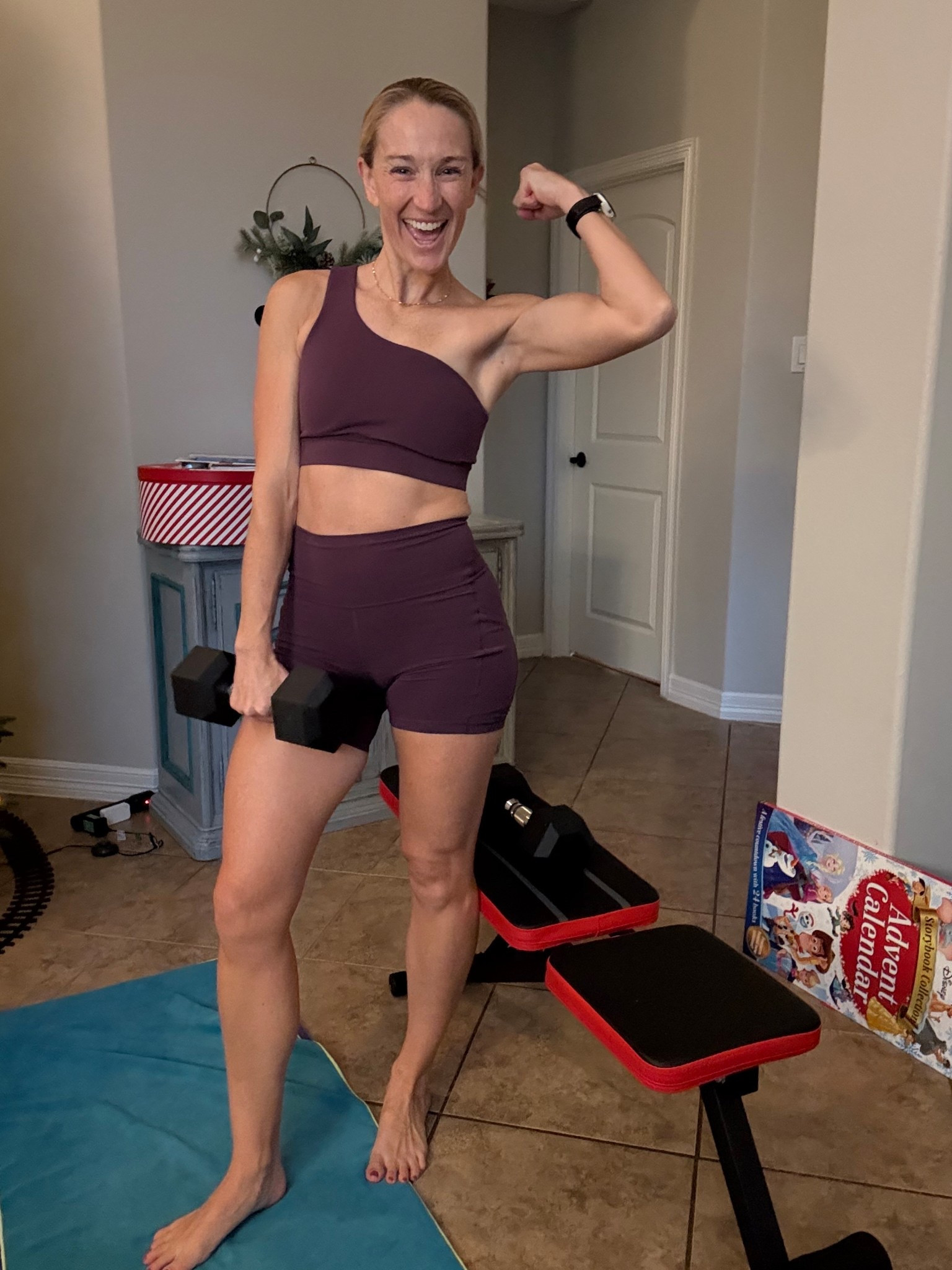 The perfect gifts for the fitness lover in your life!
- matching workout set
- weights
- weight bench
- 1/2 inch thick yoga mat
- yoga towel
- fitness tracking watch

#LTKGiftGuide #LTKCyberWeek #LTKfitnessgoals