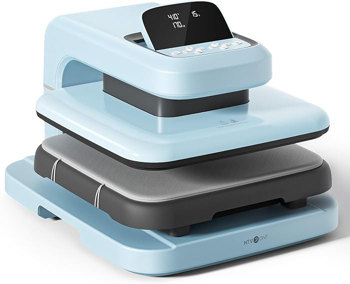 HTVRONT Auto Heat Press 2 - Heat Press Machine for T Shirts with Adjustable Pressure & Higher Hea... | Amazon (US)