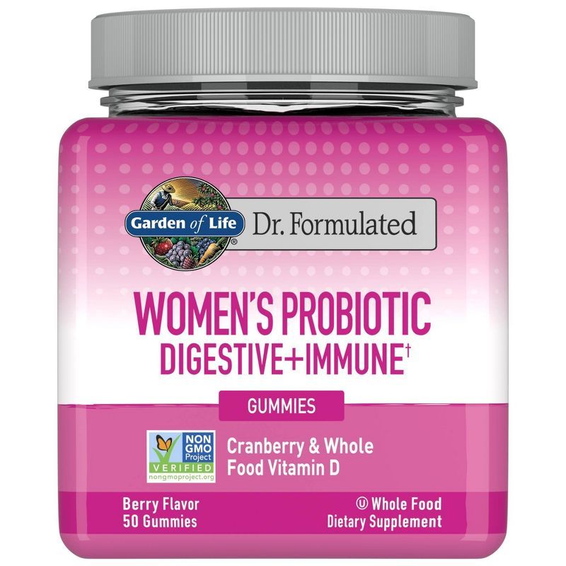 Garden of Life Dr. Formulated Women's Probiotic Digestive + Immune Gummy - 50ct | Target