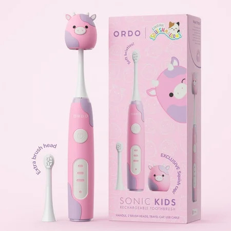 Ordo Kids Rechargeable Sonic Toothbrush - Squishmallows Patty - Pink | Walmart (US)