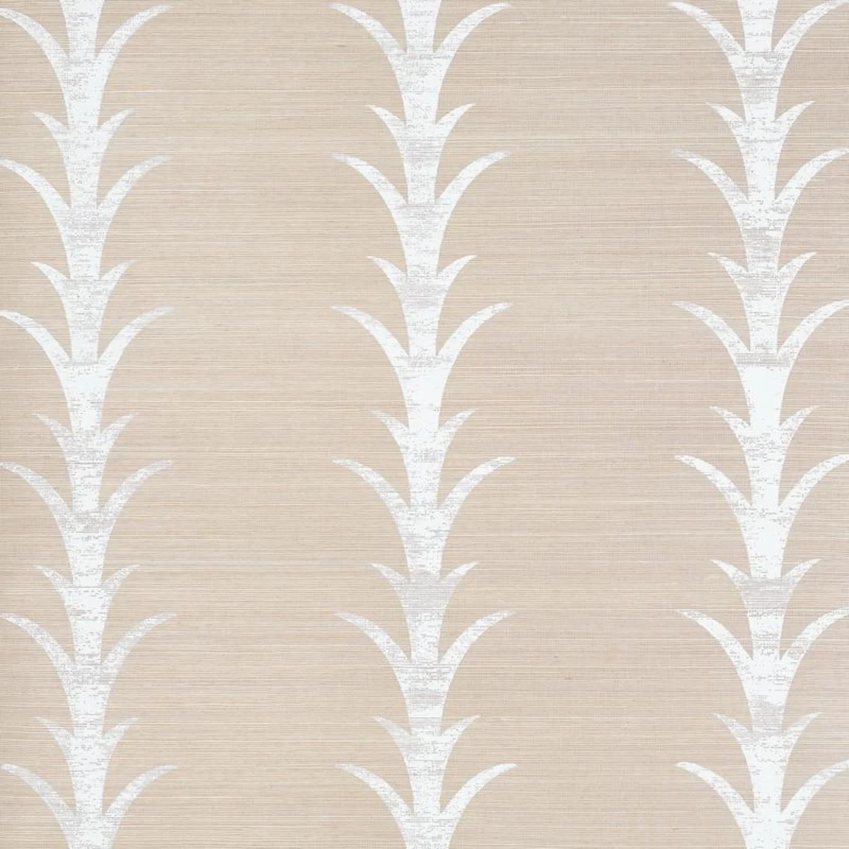 Acanthus Stripe Sisal Wallpaper by Schumacher | Mintwood Home