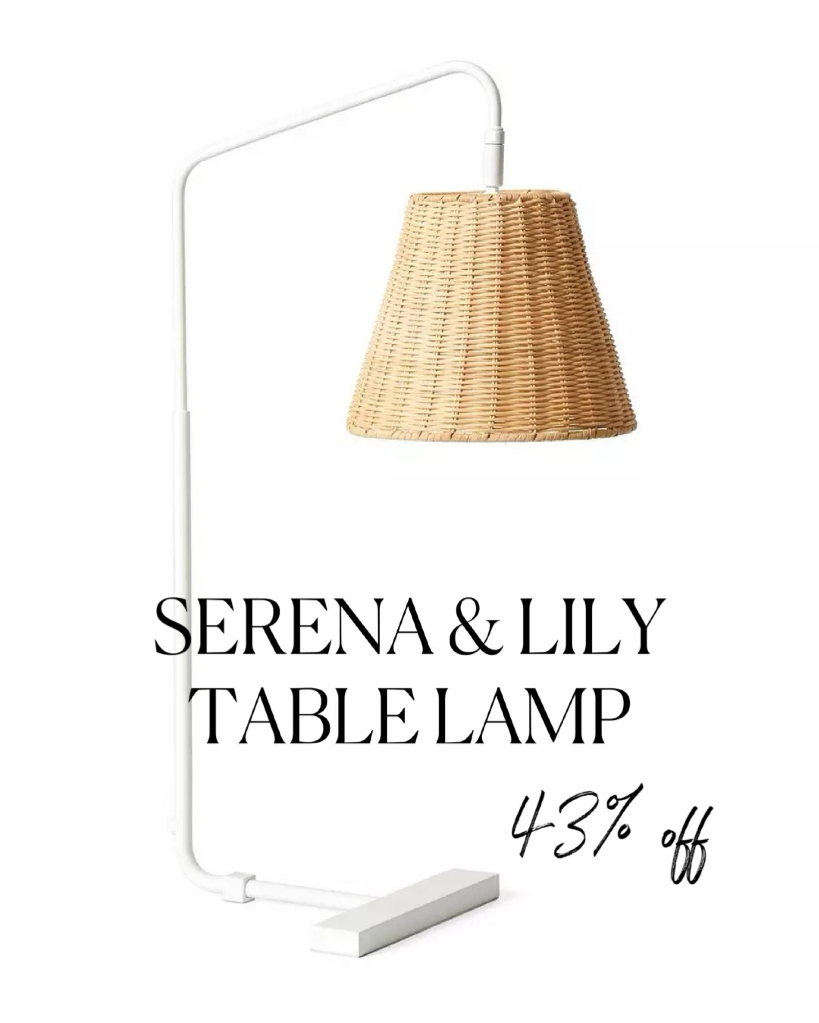Sale alert! The cutest white table task lamp with wicker shade, perfect for a coastal style living room, bedroom, or home office. Save 43% off this lamp!

#LTKSaleAlert #LTKHome
