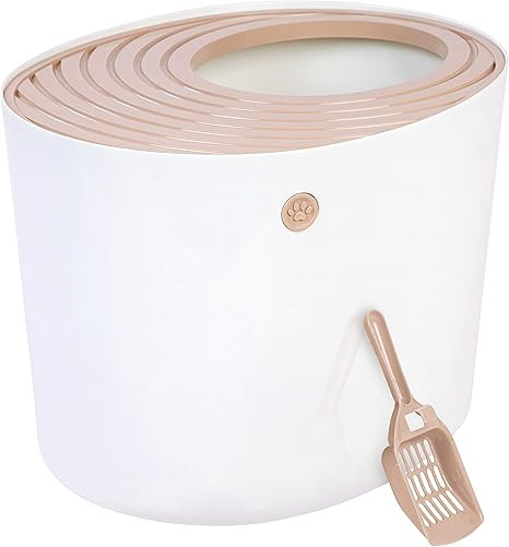 IRIS Top Entry Cat Litter Box with Cat Litter Scoop | Amazon (US)