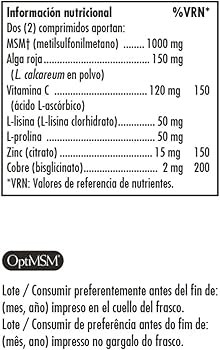 Solgar Skin, Nails & Hair, Advanced MSM Formula, 120 Tablets - Supports Collagen for Hair, Nail a... | Amazon (US)