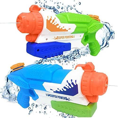 Water Gun for Kids & Adults - 2 Pack 550CC High Capacity Super Water Soaker Blaster Squirt Guns f... | Amazon (US)