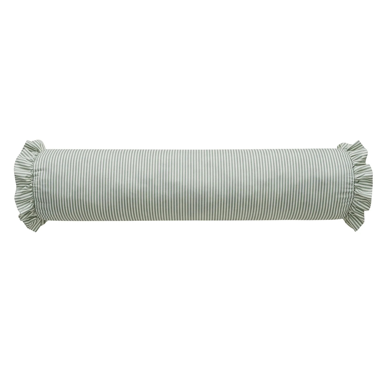 8" x 36" Green Striped Ruffle Bolster Decorative Pillow,1PCS,for Couch,Bed,Sofa,Long Cylinder Pil... | Walmart (US)