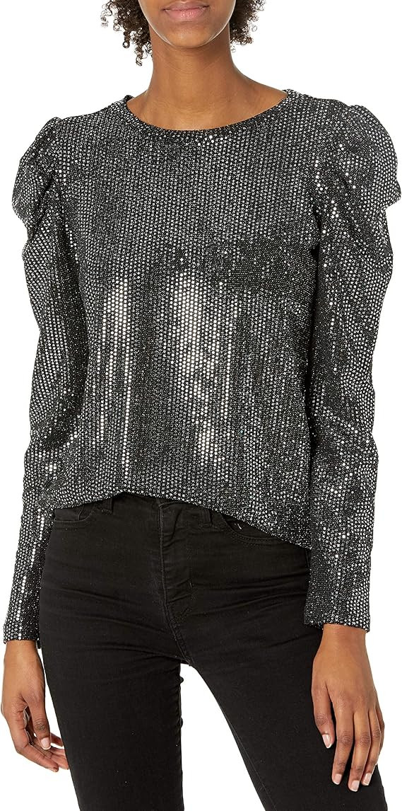 BB Dakota by Steve Madden Women's Let It Shimmer Top | Amazon (US)