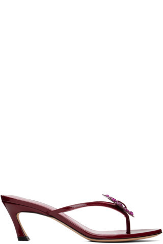 Red Butterfly 119 Heeled Sandals | SSENSE