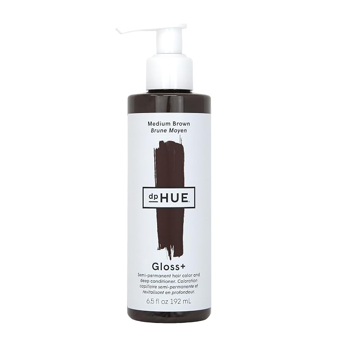 dpHUE Gloss+, Medium Brown - Boosts Fading & Faded Hair Color - 8-12 Applications per Bottle - La... | Amazon (US)