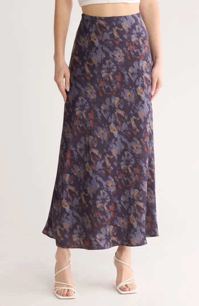 NORDSTROM RACK Textured Satin Bias Maxi Skirt | Nordstromrack | Nordstrom Rack
