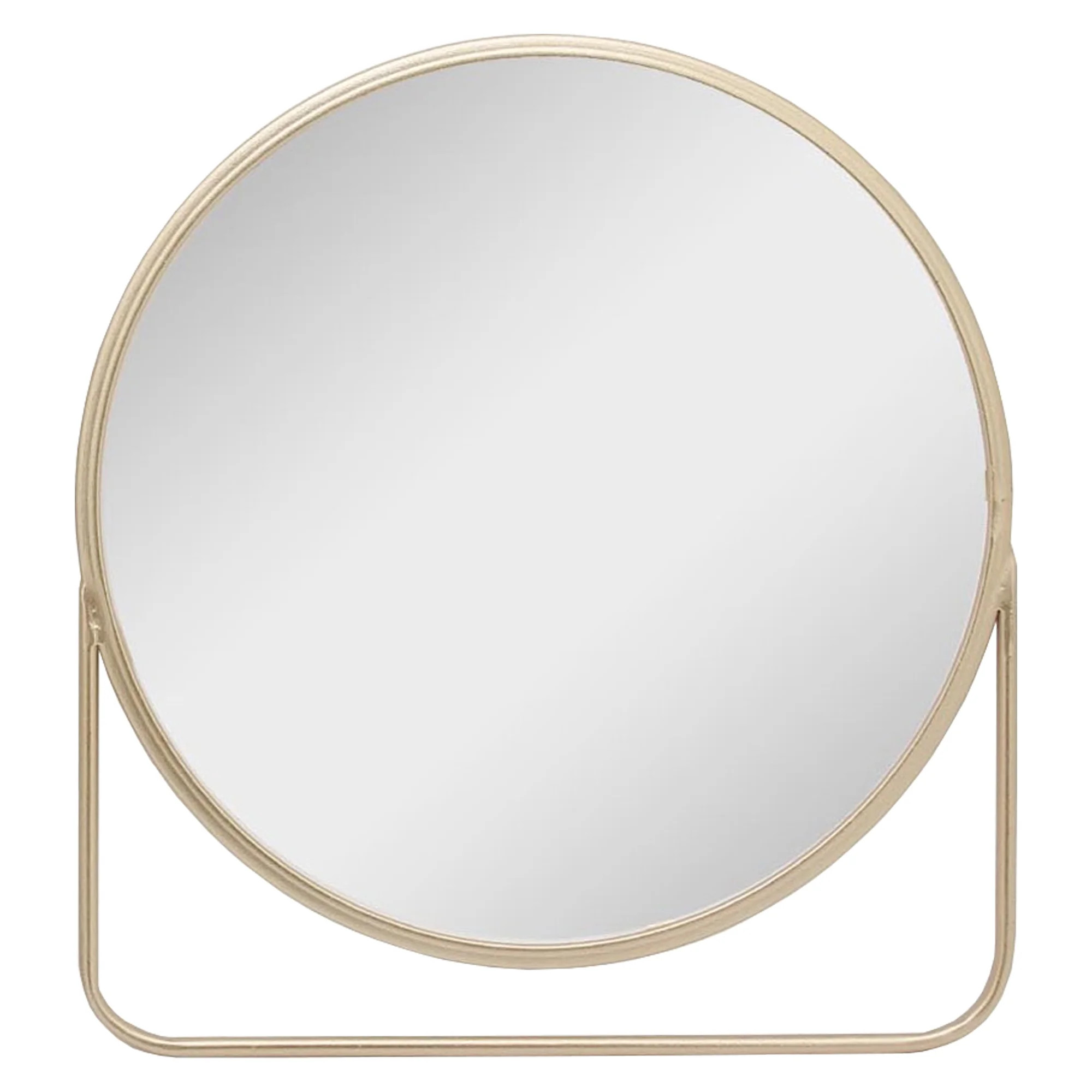 Crystal Art Gallery Small Round Swivel Metal Table Mirror Size 10" x 12" Color Gold Set of 1 - Wa... | Walmart (US)