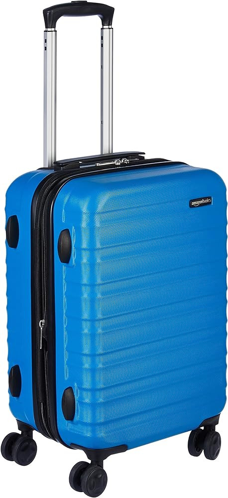 Amazon Basics 20-Inch Hardside Spinner, Light Blue | Amazon (US)