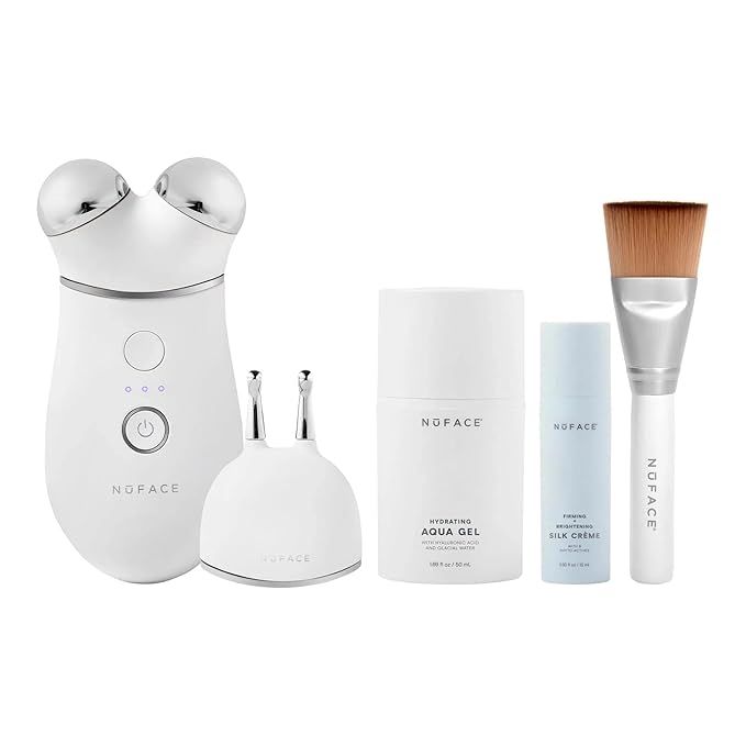 NuFACE Trinity+ and Effective Lip & Eye Attachment Set – Microcurrent Facial Toning Device to C... | Amazon (US)