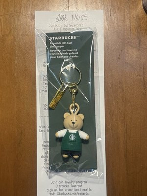 Starbucks Holiday Collection 2025 Bearista Lid Stopper Bear Keychain Brand New | eBay US