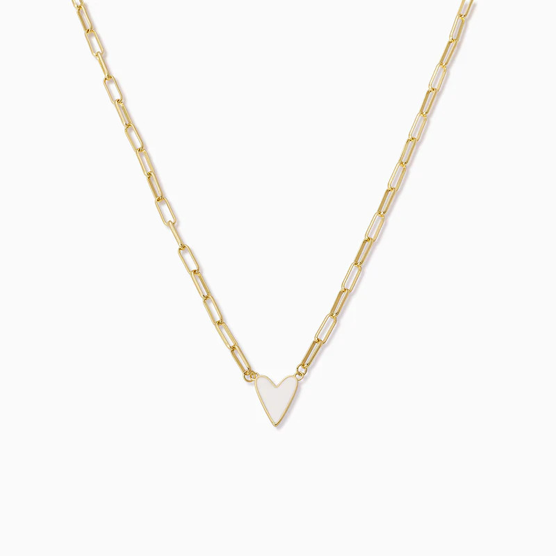 Enamel Heart Necklace | Uncommon James