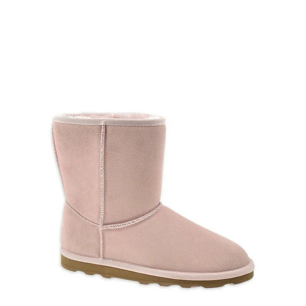 Time and Tru Women's Genuine Suede Boot | Walmart (US)