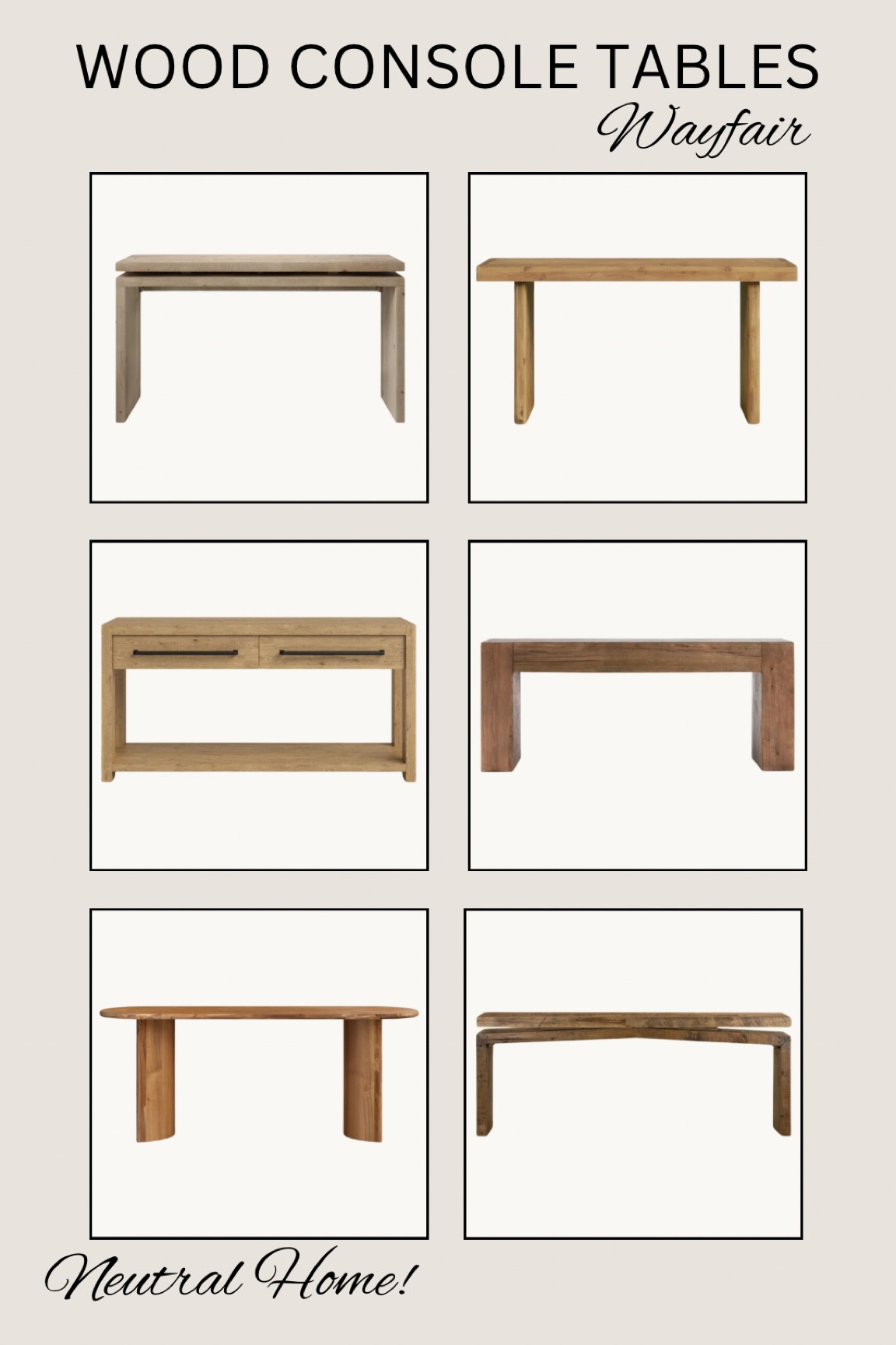 Beautiful wood console tables!

#consoletable #console #neutralhome #budgetfriendly #woodfurniture #homedecor #affordable #table

#LTKHome