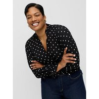 Georgette Button-Down Blouse in Black | Torrid (US & Canada)