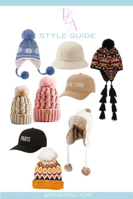 Winter hats 
Head gear 
Winter accessories 
Toboggan 
Beanie 
Hats

#LTKstyletip #LTKtravel #LTKfindsunder50