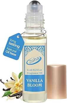 Zoha Vanilla Bloom - Vanilla Perfume for Women and Men, Alcohol Free Skin Hydrating Perfume Oil R... | Amazon (US)