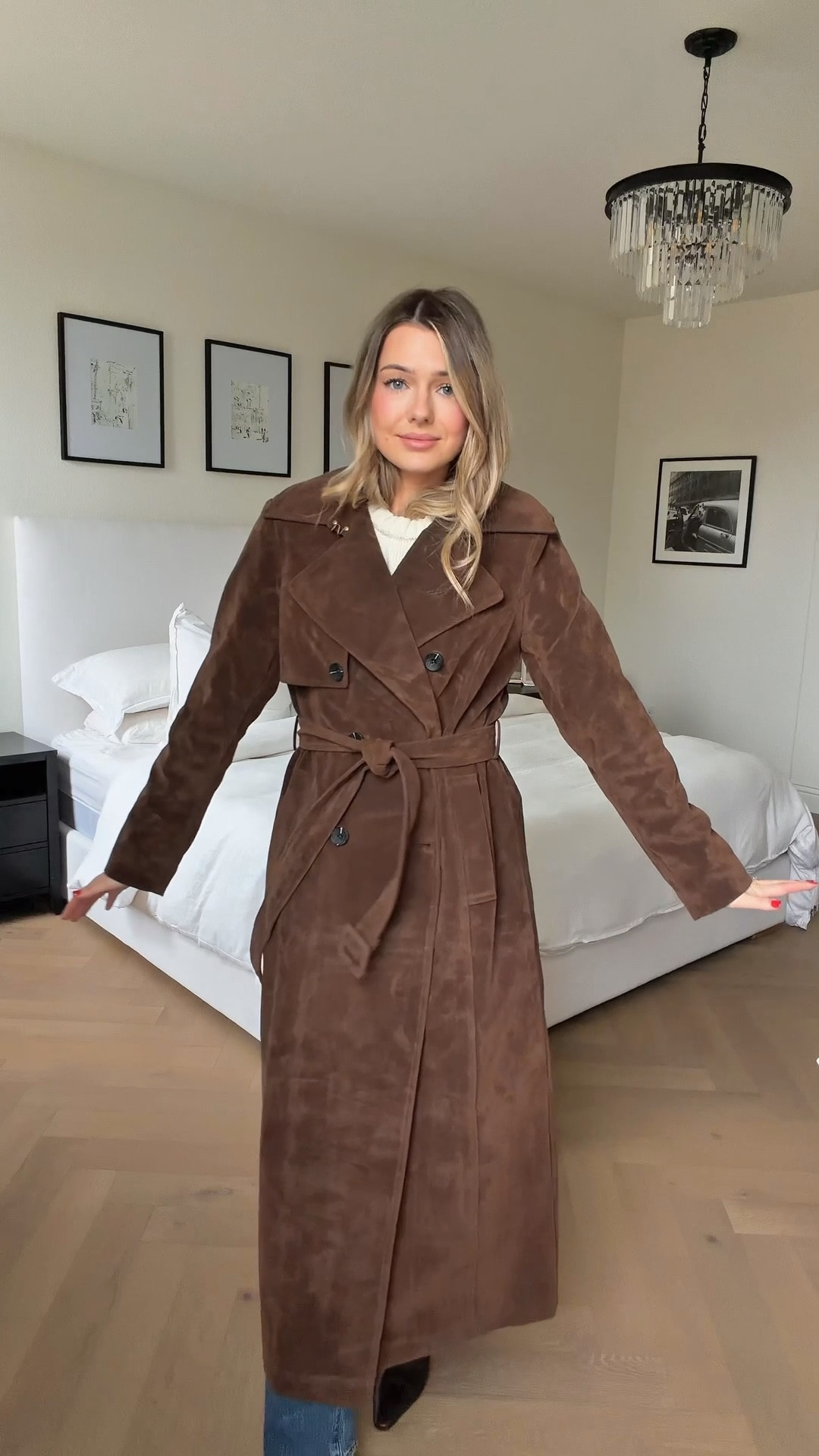 Wearing a medium 

#LTKTall #LTKHoliday #LTKSaleAlert