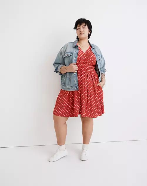 Plus Sophia Mini Dress in Bandana Flower | Madewell