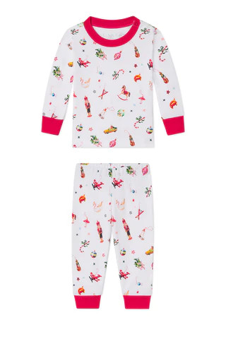 Baby Long-Long Set in Ornaments | Lake Pajamas