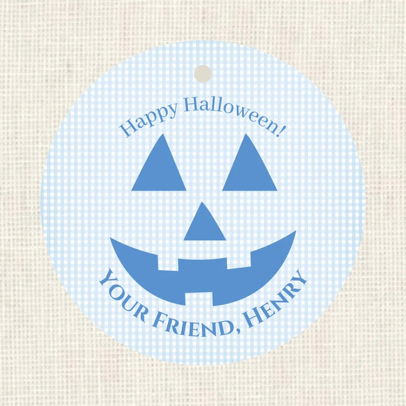Watercolor Halloween Tags / Kids Tags for Halloween Treat Bags - Etsy | Etsy (US)
