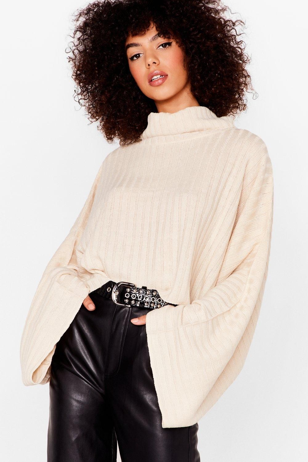 Roll With the Punches Knitted Batwing Sweater | NastyGal (US & CA)