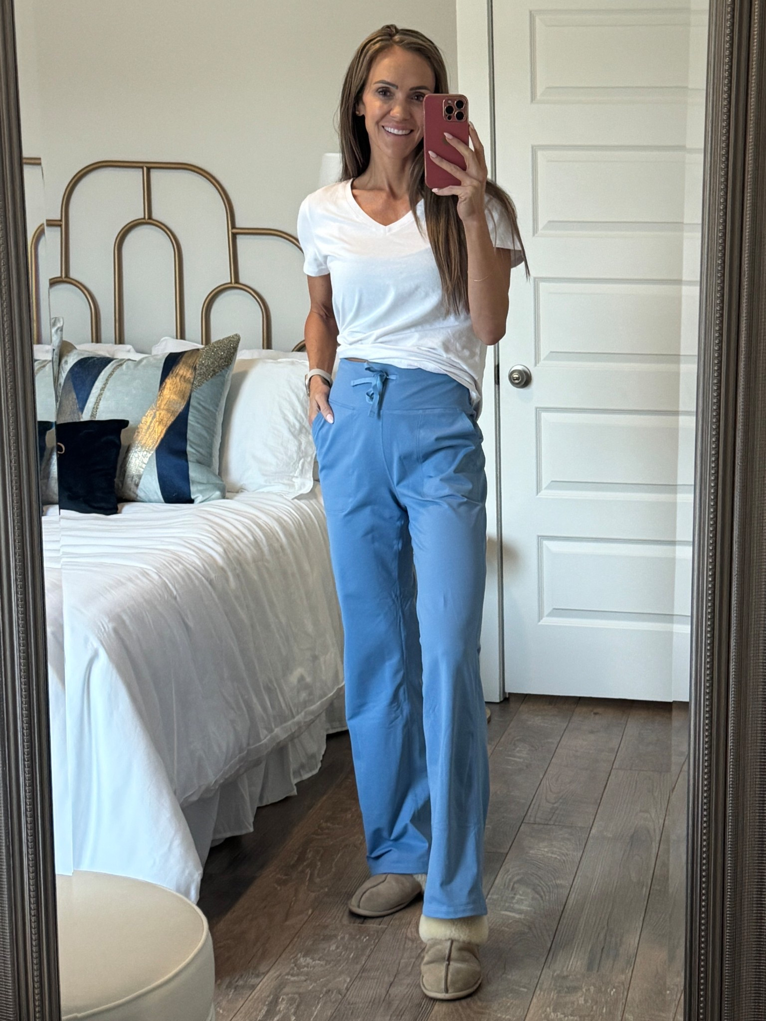 Causal outfit of the day! 

I love that these lounge pants are lightly fleece lined making them super soft and warm. 

#LTKOver40 #LTKootd #LTKmomlife