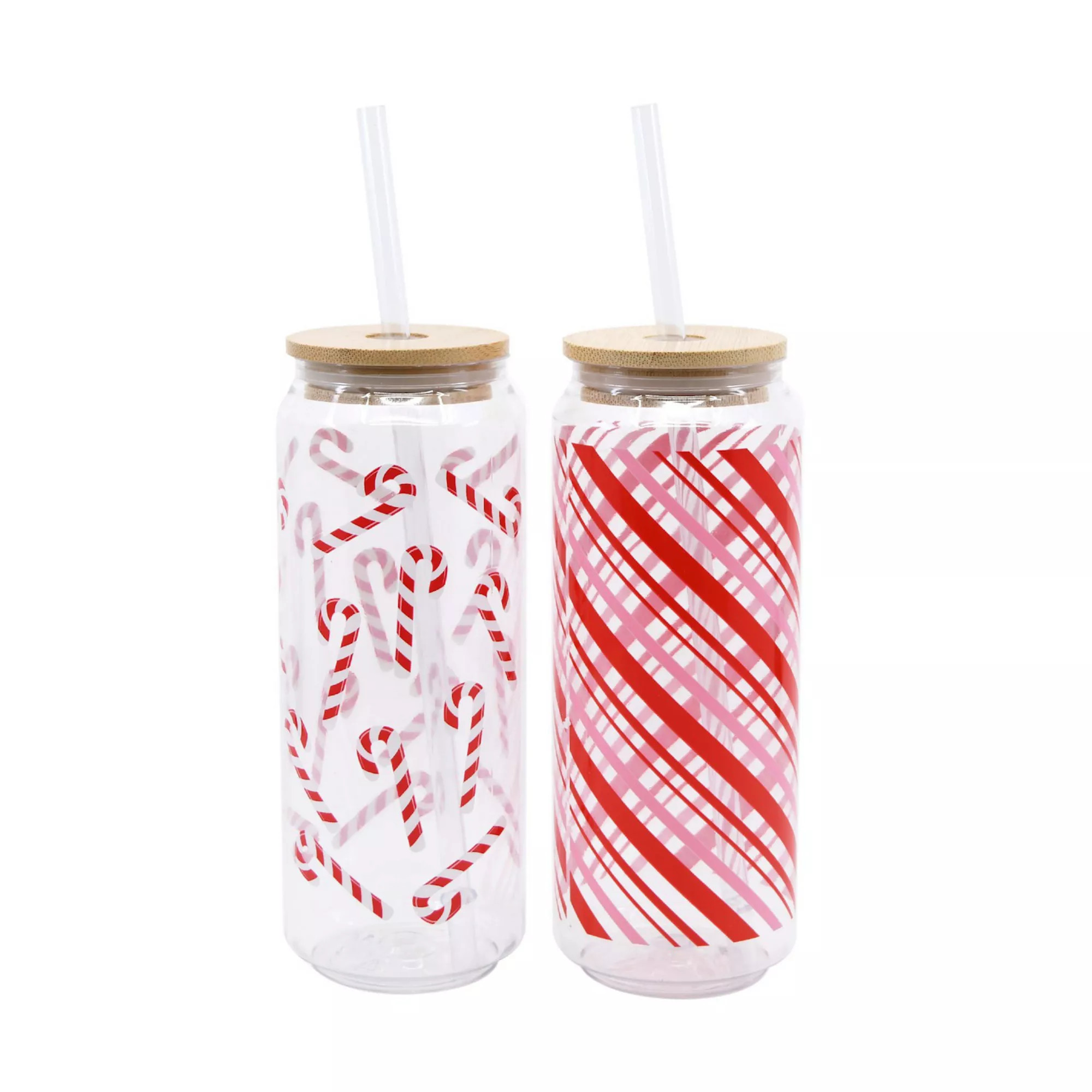 New View Gifts & Accessories 2-pk. Candy Cane Plastic Cups | Kohl's