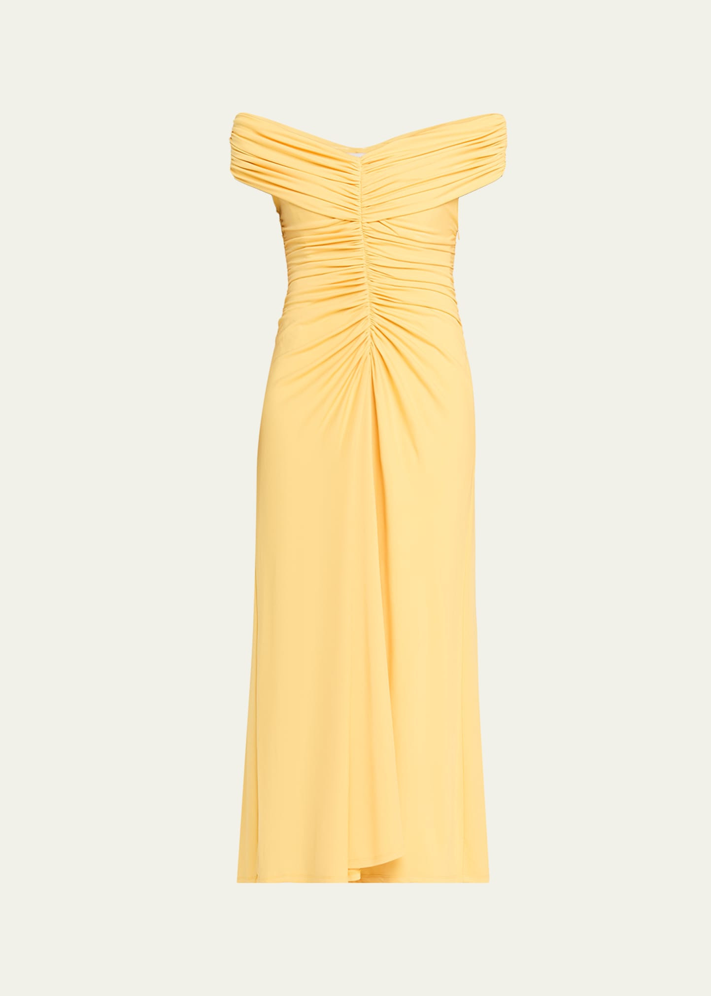 SIMKHAI Sheyda Draped Jersey Midi Dress | Bergdorf Goodman