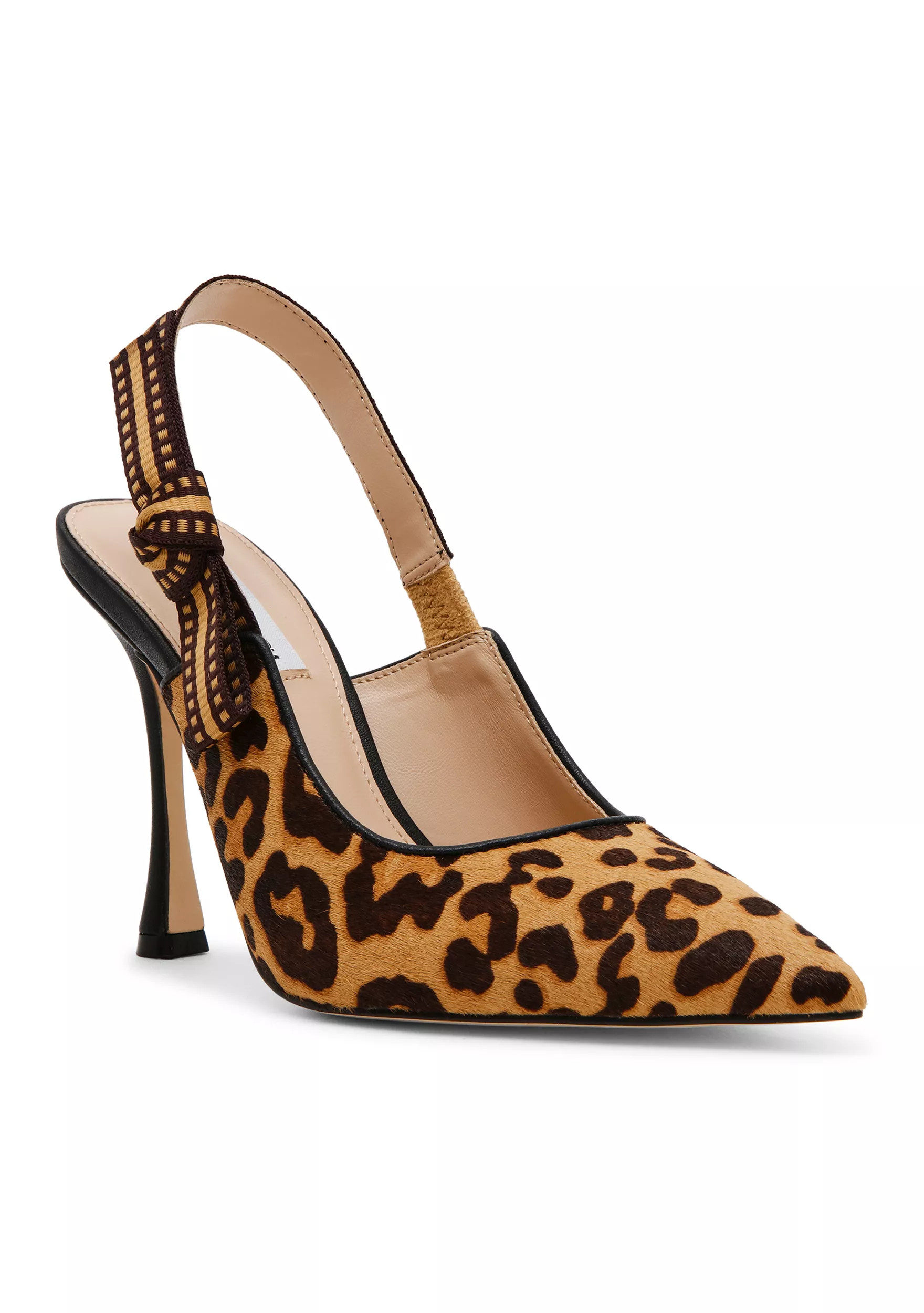 BRI Leopard Bow Heels | Belk