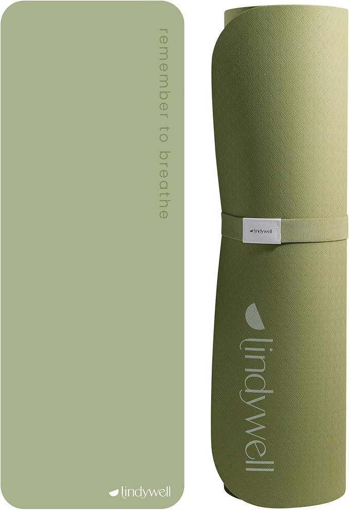 Lindywell Pilates Mat - Our non slip yoga mat is 10mm thick 6 feet long & 26 inches wide giving y... | Amazon (US)